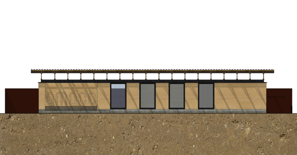 Projet : façade sud