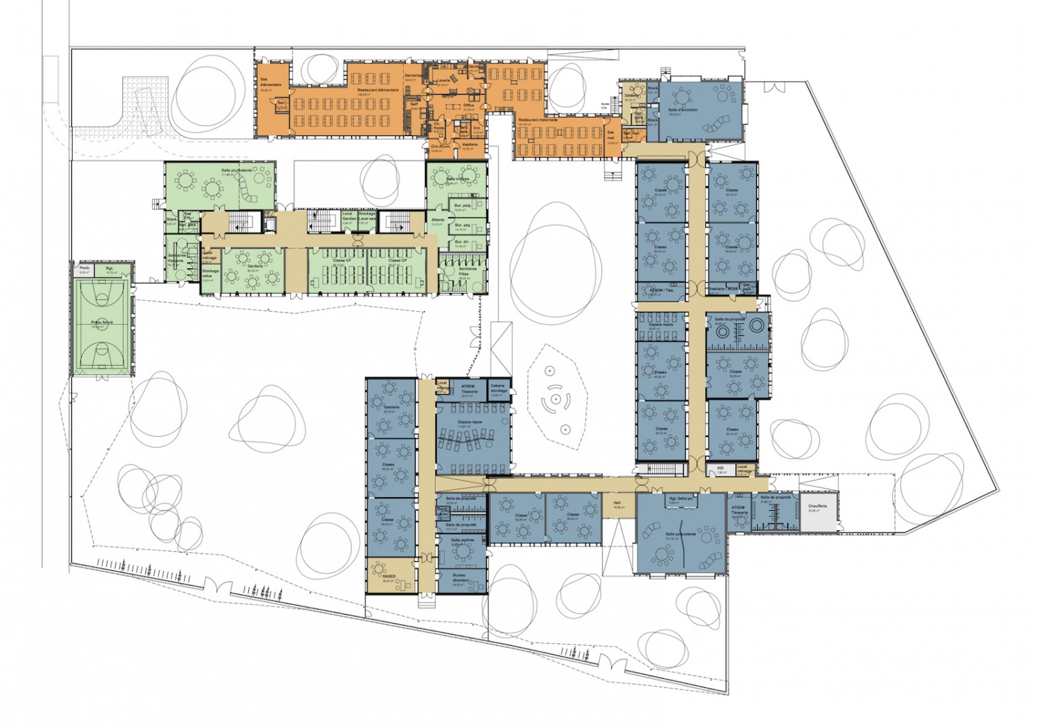 Plan rez-de-chaussée